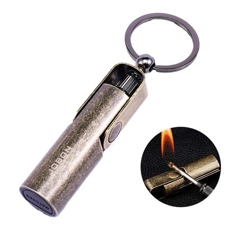 Permanent Metal Match Lighter Forever Keychain Lighter Waterproof Match ...