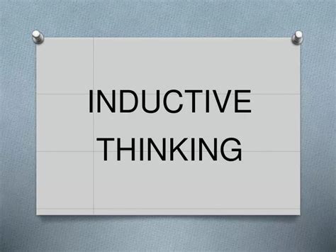 Image result for Inductive Thinking