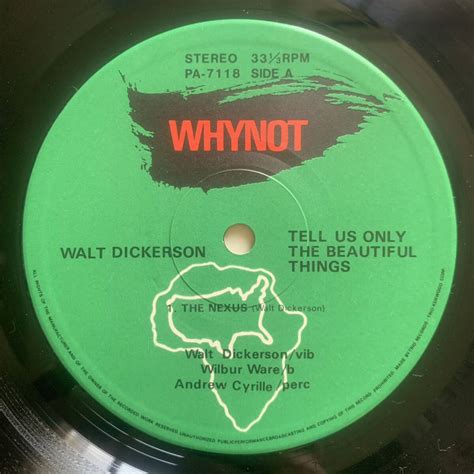 Yahoo!オークション - WALT DICKERSON / TELL US ONLY THE BEAUTIFUL T...