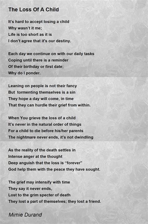 Sad Poems About Death