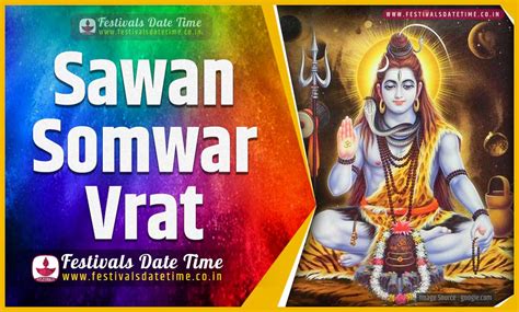 2025 Sawan Somwar Vrat Date and Time, 2025 Sawan Somwar Vrat Festival ...