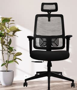 FURNICONCEPTS Furniconcepts Black Rio High Back Ergonomic Adjustable ...