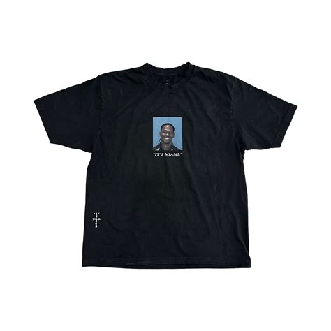 Travis Scott MugShot “Its Miami” Tee – Luxemia