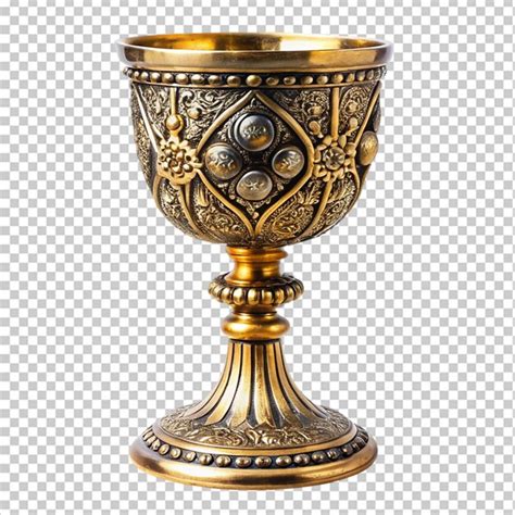 Antique goblet on transparent background | Premium AI-generated PSD