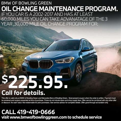 Auto Service Specials | BMW of Bowling Green near Glasgow