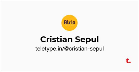 Cristian Sepul — Teletype