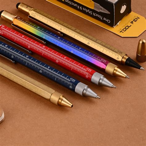 Monteverde 9 Function Tool Ball Pen - Navy Blue CT – Makoba
