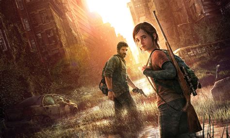Download wallpaper The city, Skyscrapers, Ellie, Two, Game, Rifle, Joel ...