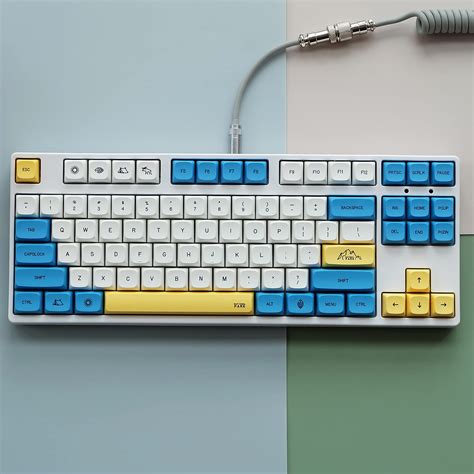 Buy 132 Keys Set XDA Profile Custom Keycaps PBT Dye Sublimation ANSI ...