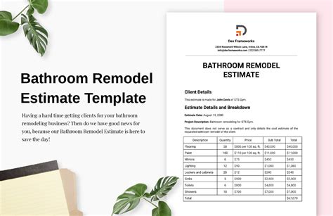 Free Estimate For Bathroom Remodel at Becky Craig blog