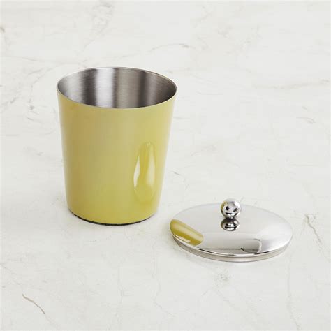 Buy Health Living Blue Solid Stainless Steel Storage Tumbler with Lid ...