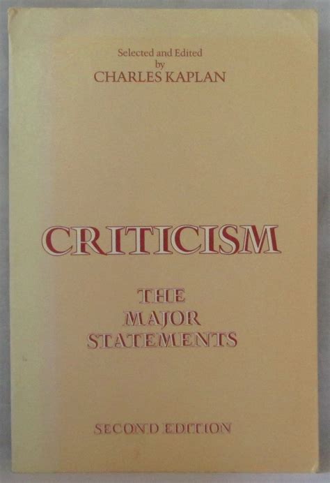 Second Major Critique