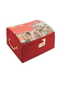Buy Red Printed Mewar Mahal Trousseau Trunk by Puneet Gupta Online at ...