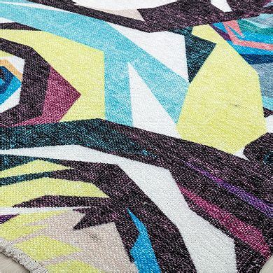 Elizabeth Sutton Soho Rose Modern Floral Area Rug