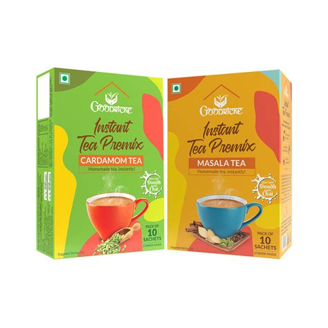 Cardamom & Masala Tea Combo Pack - Instant Delight