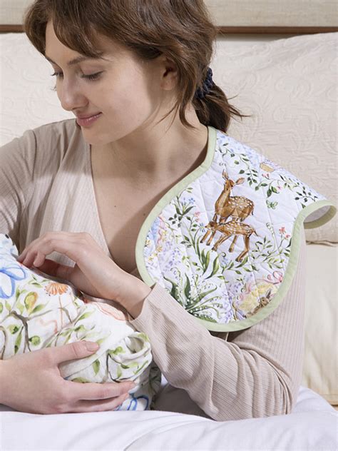 Shop Deer Print Egyptian Cotton Baby Burp Cloth for Feeding – The Baby ...