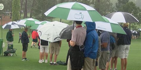 Storms cause practice rounds evacuations at Augusta National Golf Club