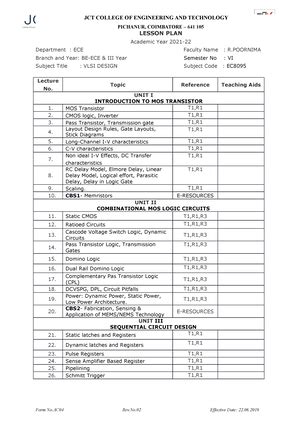 Lecture 14 - Lecture 14 Advanced Technologies on SRAM – Fundamentals of ...