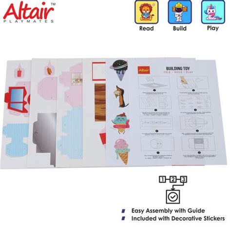 Altair Playmates Ice Cream Truck 3D Model Building Toy| Educational DIY ...
