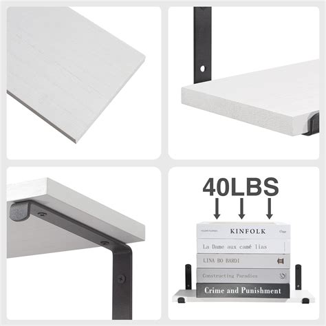 Afuly White Floating Shelves for Wall Hanging India | Ubuy