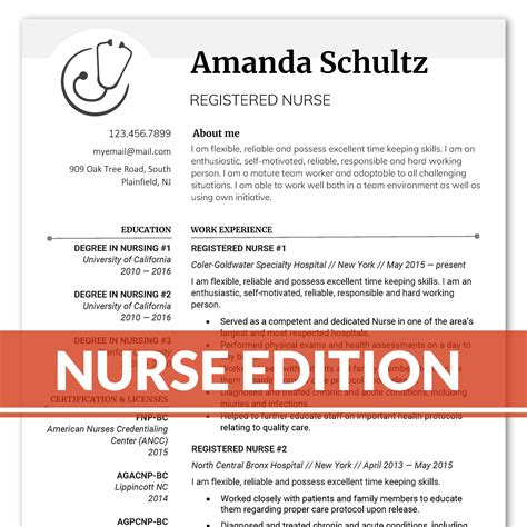 Free Resume Templates Nursing | dev.onallcylinders.com