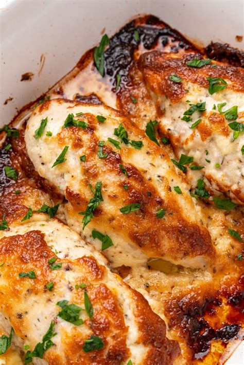 Oven Baked Mayonnaise Parmesan Split Chicken Breasts 101 Hellmann's