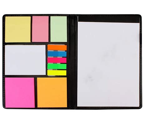 DALUCI Faux Leather 12 in 1 Memo pad Large Size Memo Notebook Notepad ...