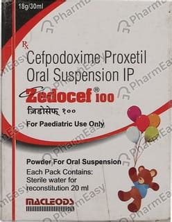 Zedocef 100 MG/5ML Dry Suspension (30): Uses, Side Effects, Price ...