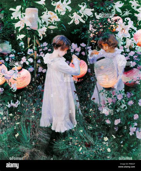 John Singer Sargent, Carnation, Lily, Lily, Rose, Circa 1885, Oil on ...
