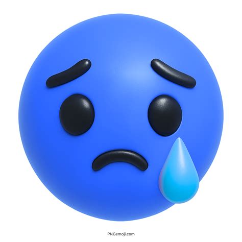Facebook Sad Emoji PNG Transparent Download » PNGemoji.com