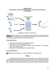 Image result for Flouride Determination Potentiometry Data Making Lab Report