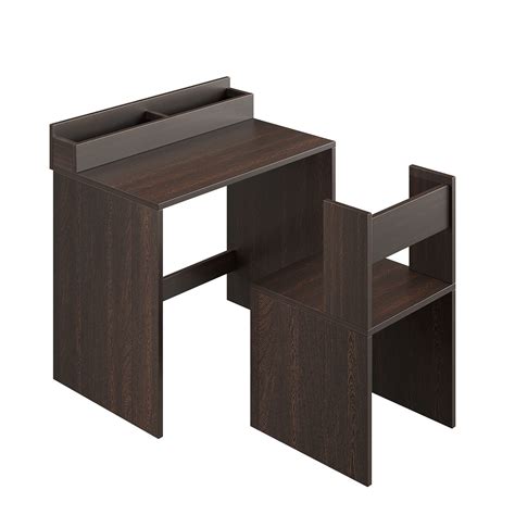 Jasper Engineered Wood Light Weight Study Table & Chair Set with Stora ...