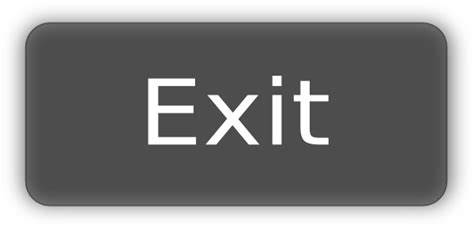 Image result for Cool Exit Button Transparent