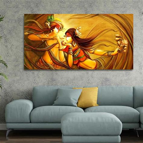 Buy Radha Krishna Canvas Painting for Your Home | The Seven Colours