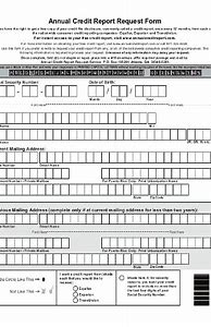 Image result for Printable Form to Order Credit Reports