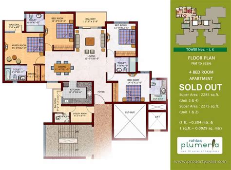 Rohtas Plumeria - Gomti Nagar, Lucknow - Apartment Project - PropertyWala