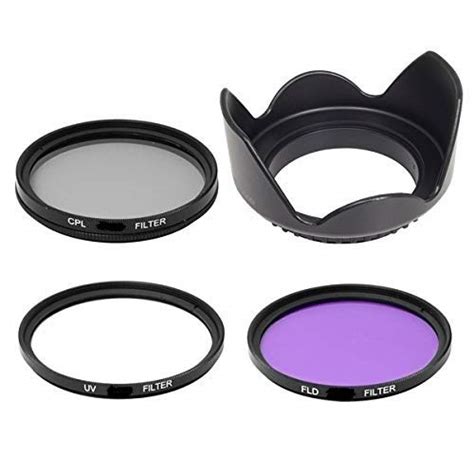 Buy SHOPEE 55mm SAFTEY UV CPL FLD Filter Kit + lens hood for SONY APLHA ...