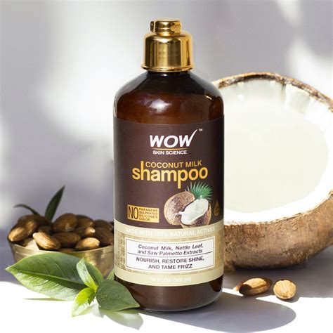 Wow Skin Science Coconut Milk Shampoo 300ml - KIASU MART