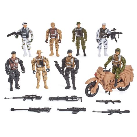 Buy True Heroes Military Action Figures 8pk #1 Online at Low Prices in ...