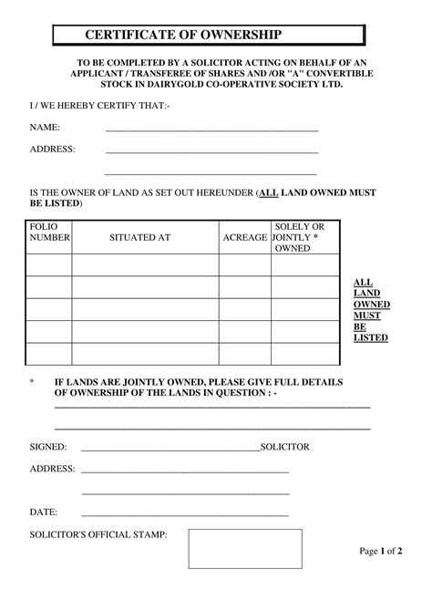 Ownership Document Format 的图像结果