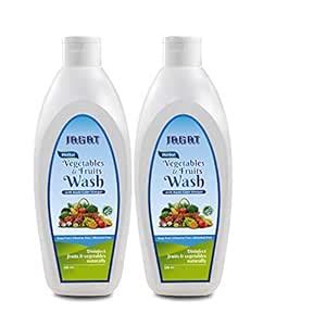 Jagat ISO Certified Safe and Natural, Herbal Veggie Wash Liquid 2 ...
