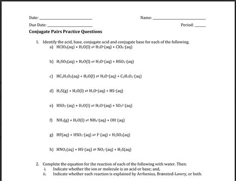 Image result for Conjugate Base Tutorial