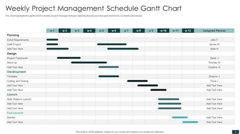 Image result for Presentation Week View for Project Tasks