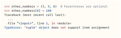 Image result for Tuple Python Immutable