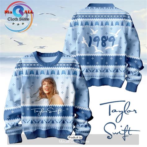 Taylor Swift 1989 Christmas Sweater - Macall Cloth Store - Destination ...