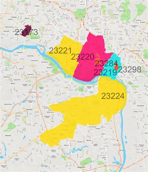 Zip Codes in Richmond