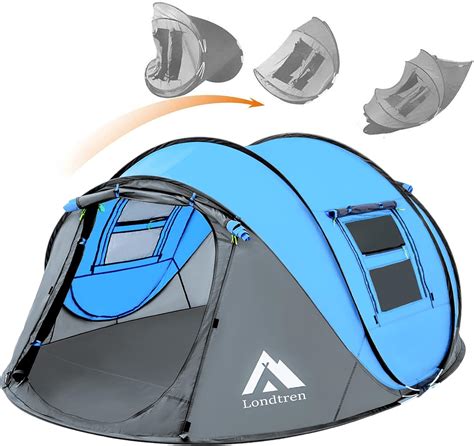 Pop Up Tent Pop Up Tents for Camping 4 Person Waterproof Tent Popup ...