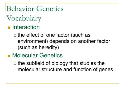 Image result for Behavior Genetics