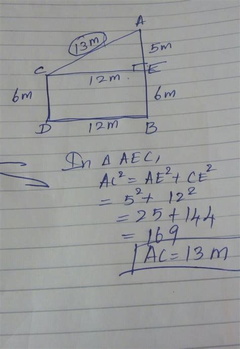 two poles of height 6m and 11m stand on a plane ground . if the ...