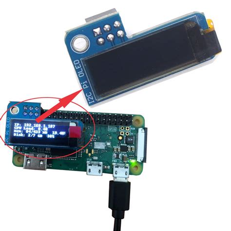 Diymallpioled 0 91inch I2c 128x32 Ssd1306 Oled Display Module Raspberry ...